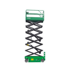 EKKO ES80E-LI Scissor Lift Table Cart - 89" x 45", 990 lb Capacity, 26 ft Lift Height, 5,512 lbs Weight